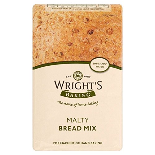 Wrights Malty Bread Mix (500g) - Packung mit 2 von Wright's (Home Baking)
