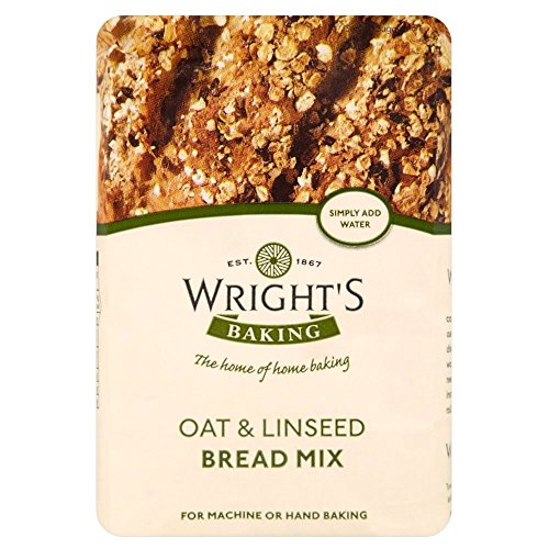 Wrights Oat & Leinsamenbrot Mix (500g) - Packung mit 6 von Wright's (Home Baking)