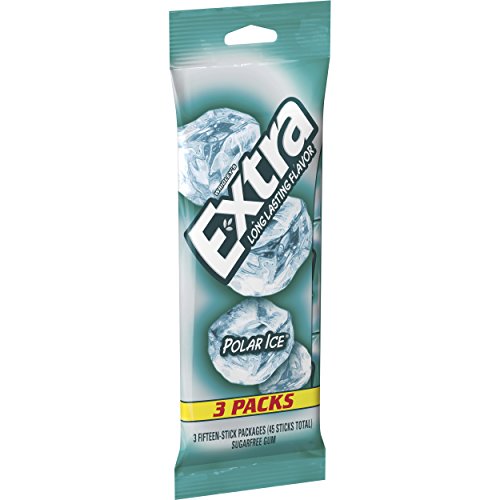 Extra Polar Ice Sugarfree Gum, multipack, 15 ct von EXTRA