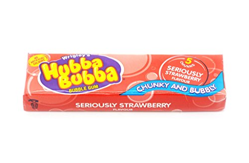 Hubba Bubba Bubble Gum (Seriously Strawberry) - 24 Pack von Wrigley's