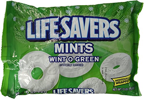 Life-Savers Wint O Green Beutel, 1er Pack (1 x 368 g) von Wrigley's