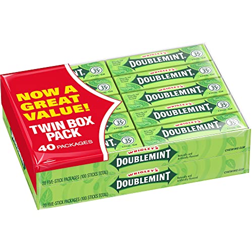 Wrigley's Doublemint Gum, 5 Count (Pack of 40) von Wrigley's