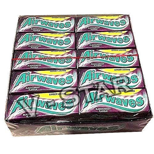 WRIGLEYS AIRWAVES COOL CASSIS, KAUGUMMI, DRAGEE, 30 Pk. von Wrigley's