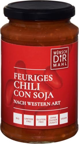 Wünsch dir Mahl Bio Feuriges Chili Con Soja Western Art, 8 x 380 g von Wünsch dir Mahl