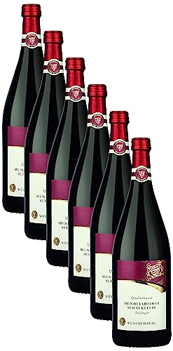 WZG Württemberger Wein Mundelsheimer Schalkstein Trollinger QW halbtrocken (6 x 1.0 l) von WZG