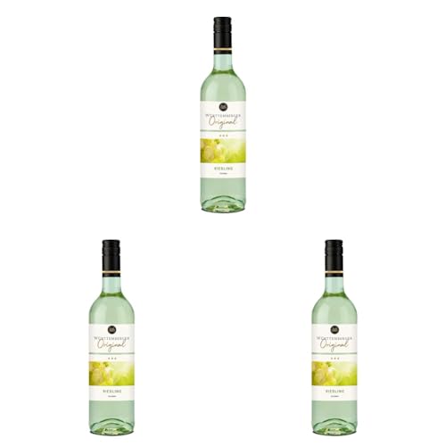 Württemberger Wein Rebsortenlinie Riesling QW trocken (6 x 0.75 l) (Packung mit 3) von Württemberger Wein