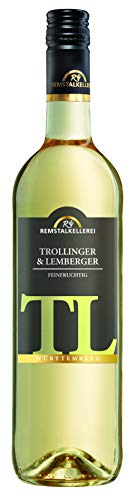 Württemberger Wein Trollinger mit Lemberger Blanc de Noir QW Feinherb (1 x 0.75 l) von Württemberger Wein