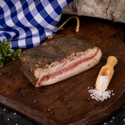 WURSTBARON® Guanciale Stagionato ca. 400g, original italienische Schweinebacke aus Südtirol von Wurstbaron