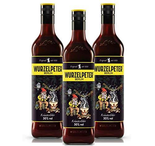 WURZELPETER Original Berliner Kräuterlikör (3 x 0.7 l) von Wurzelpeter Berlin