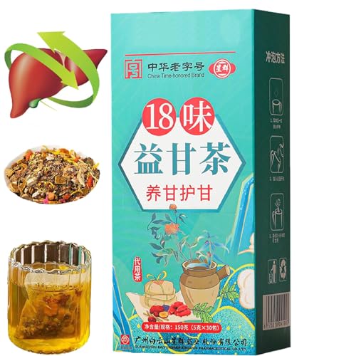 18 Flavors Liver Care Tea,18 Flavors Of Liver Protection Tea,Natural Herbal Tea,Liver Tea, Nourish The Liver And Protect The Liver,Daily Liver Nourishing Tea,Pack Of 30 Liver Protection Tea (1PCS) von XGBYR