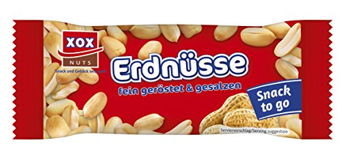 XOX Erdnüsse 50g, 20er Pack (20 x 50 g) von XOX