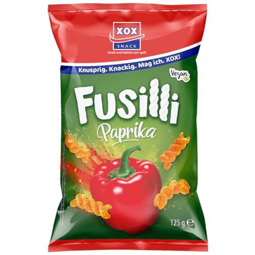 XOX Fusilli Paprika 125 g von XOX