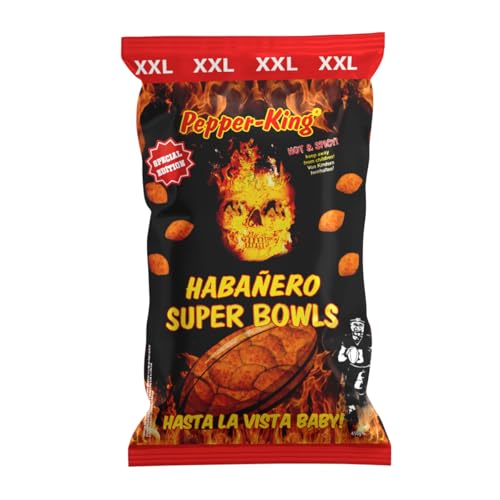 XOX Super Bowls Pepper King XXL Maissnack mit Chili-Geschmack 450g von XOX