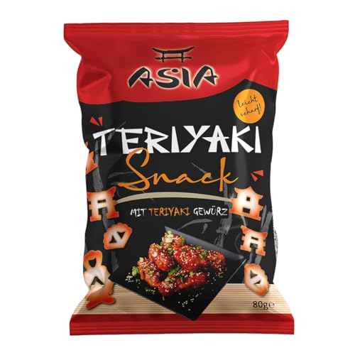 XOX knuspriger und herzhafter Asia Teriyaki Maissnack aus Japan 80g von XOX