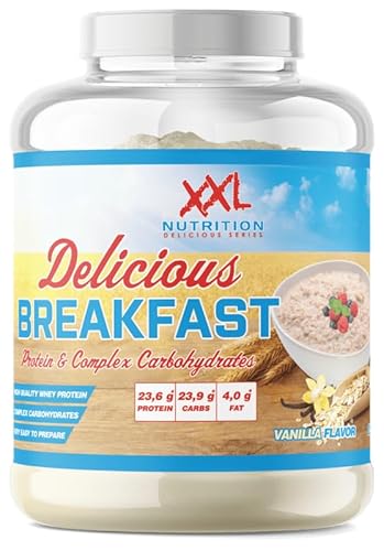XXL Nutrition - Delicious Breakfast - Perfektes Frühstück, Porridge mit Protein, Frühstücksbrei - 2500 Gramm - Vanille von XXL Nutrition