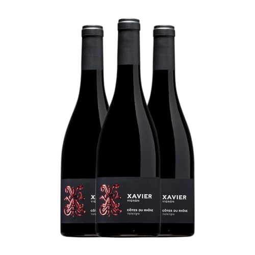 Xavier Vignon Vieilles Vignes Côtes du Rhône 75 cl (Schachtel mit 3 Flaschen von 75 cl) von Xavier Vignon