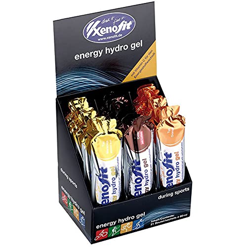 Energy Hydro Xenofit Gel 21 x 60 ml 3 Geschmacksrichtungen Vitamin C von Xenofit