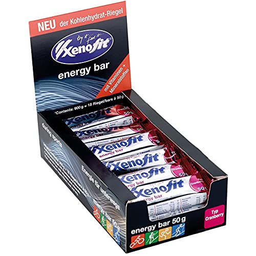 Xenofit Energy Bar a 50g 24 Riegel Cranberry von Xenofit