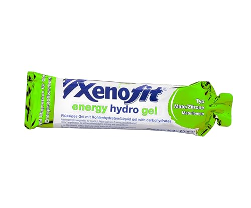 Xenofit Mate/Zitrone, Einzel-Beutel mit 60 ml, Energy Hydro Gel von Xenofit