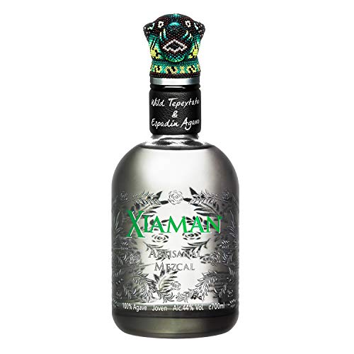 Xiaman Mezcal Artisanal 44% 700ml • Premium Mezcal Made in Mexico • Komplexer artisanaler Mezcal für den puren Genuss von Xiaman