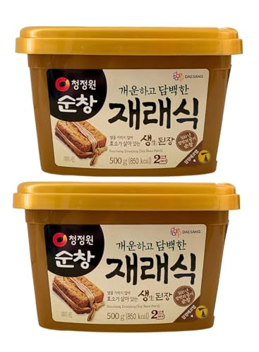Daesang koreanische Sojabohnenpaste Doenjang (Sojabohnenpaste) 500 g (Bündel 2 Packungen) von Xihaha
