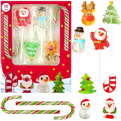 Weihnachts Süßigkeiten, Weihnachts Zuckerstangen Essbar, Weihnachtsmann Süßigkeiten, Süßigkeiten Adventskalender, Einzeln Verpackt von Xionghonglong