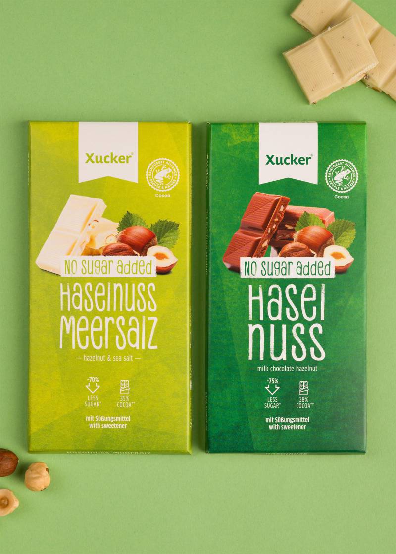 Haselnuss Schokoladen 2er-Set von Xucker