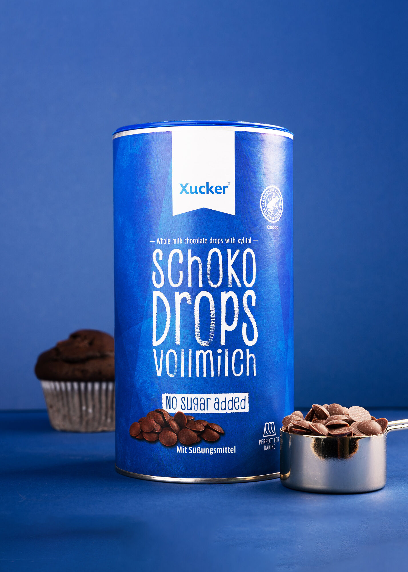 Schoko-Drops Vollmilch mit Xylit, groß von Xucker