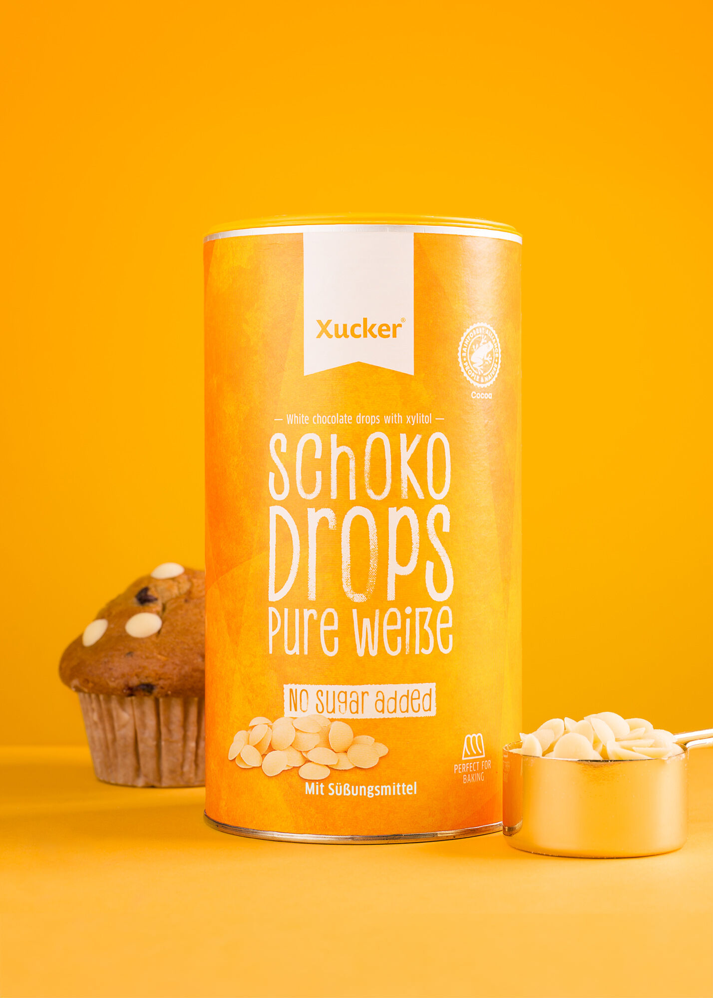 Weiße Schoko-Drops mit Xylit, groß von Xucker