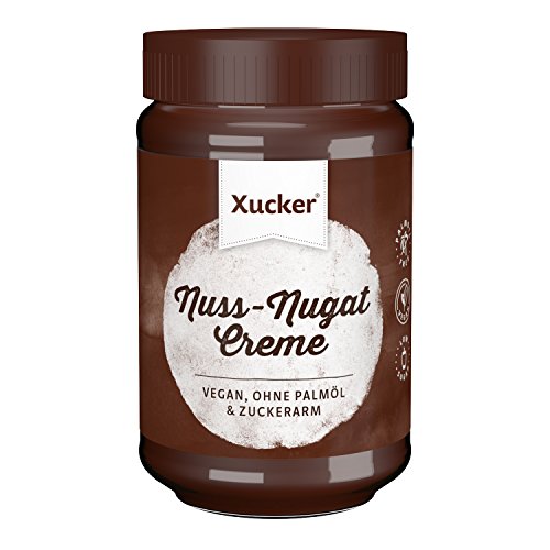 Xucker 300 g Nunux Nuss-Nougat-Creme mit Xylit im Glas, 2er Pack (2 x 300 g) von Xucker