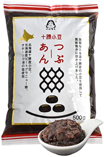 Rote Bohnenpaste aus Hokkaido, Traditioneller japanischer Geschmack, Unpüriert, Zusatzstofffreie, 500g【YAMASAN】 von YAMASAN KYOTO UJI