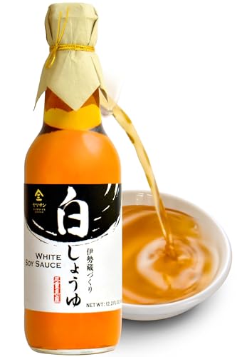 YAMASAN KYOTO UJI Weiße Sojasauce, natürlich und traditionell gebraut, handwerklich hergestellt, aus einer japanischen Kleinbrauerei mit 100-jähriger Geschichte (360 ml) von YAMASAN KYOTO UJI