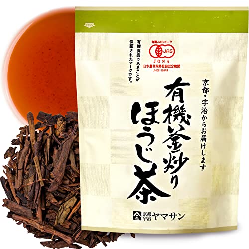 YAMASAN KYOTO UJI Grüner Tee - Hojicha Tee Lose, Japanischer Gerösteter Tee, Natürlich Loose Leaf, Vegan, Koffeinarm, (150g) von YAMASAN KYOTO UJI