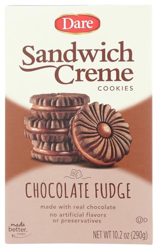 Dare Foods Fudge Chocolate Creme Cookies 3/289.2 g Boxen von YANKEETRADERS