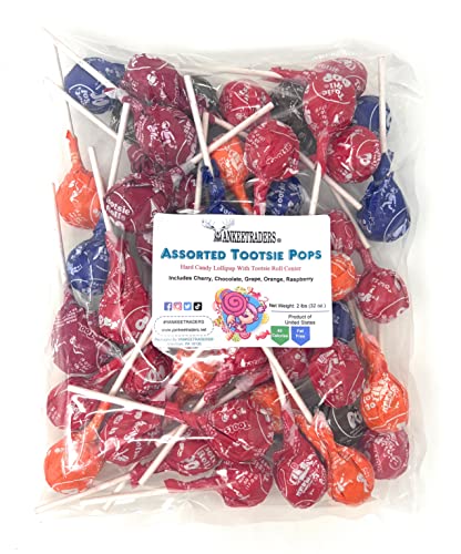 Tootsie Pops Lutscher, verschiedene Geschmacksrichtungen, 90 g von YANKEETRADERS