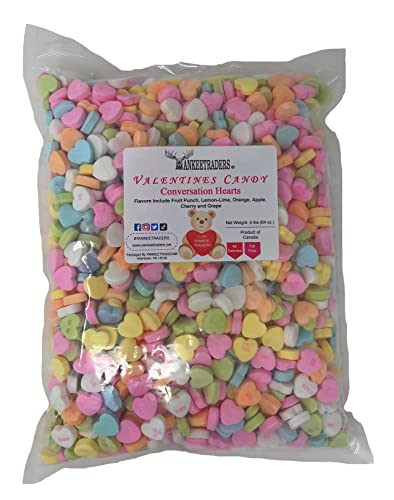 YANKEETRADERS Gesprächsherzen, 1,8 kg, Partytüte, Valentinstag, Hochzeiten von YANKEETRADERS