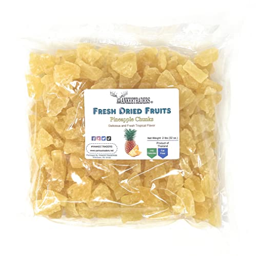 Yankee Traders Ananas Chunks (getrocknet) ~ 0,9 kg von YANKEETRADERS