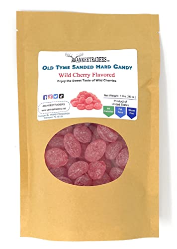 Yankee Traders Old Tyme Sanded Hard Candy, Kirsche, 0,5 kg von YANKEETRADERS