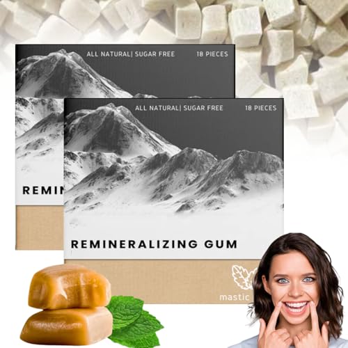 Larineco Remineralizing Gum, Larineco Remineralizing Gum Chewing Gum, Larineco Gum,Organi Larineco Health Gumfor Teeth & Gum Health (2Box) von YBJUTT