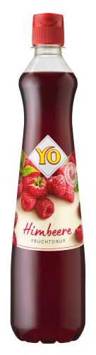 YO Sirup Himbeere (1 x 700 ml) – Einzelflasche ergibt bis zu 6 Liter Fertiggetränk – ohne Süßungsmittel, Farb- & Konservierungsstoffe, vegan, Neu von YO