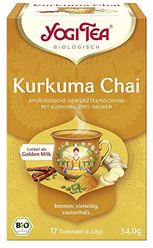 Yogi Tea Kurkuma Chai, Bio-Gewürztee (6 x 34 gr) von Yogi Tea