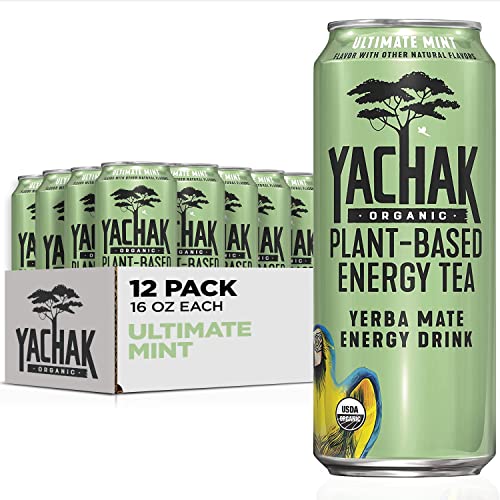 Yachak Yerba Mate Drink, Ultimate Mint, 12 Stück von Yachak Yerba Mate