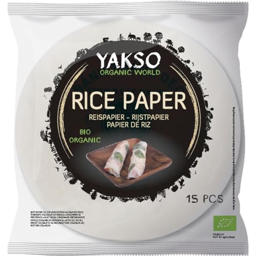 Yakso Reispapier mit Tapioka 15 Stück 150 g von Yakso