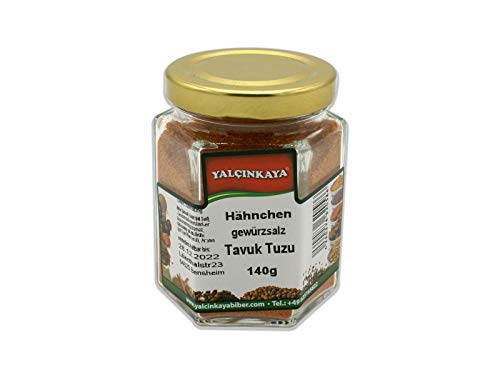 Yalçinkaya - Hähnchen Gewürzsalz - 140g - Gewürz im Glas - Brathähnchen Würzsalz - Premium von Yalçinkaya