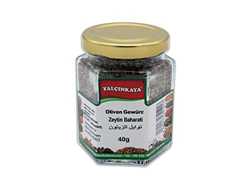 Yalçinkaya - Oliven Gewürz - 40g - Glasgewürzmischung Spezial - Feta & Antipasti - Gewürzglas von Yalçinkaya