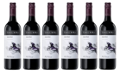 6x 0,75l - 2019er - Yalumba - Y-Series - Merlot - South Australia W.O. - Australien - Rotwein trocken von Yalumba