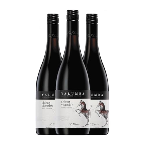 Yalumba Y Shiraz & Viognier Southern Australia 75 cl Rotwein (Karton mit 3 Flaschen von 75 cl) von Yalumba