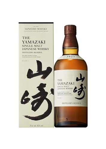 Suntory Yamazaki Distiller's Reserve Whisky - Single Malt Japanischer Whisky - mit Geschenkverpackung - Komplexer und harmonisch ausgewogener Geschmack - 43 % Vol - 700 ml von Suntory