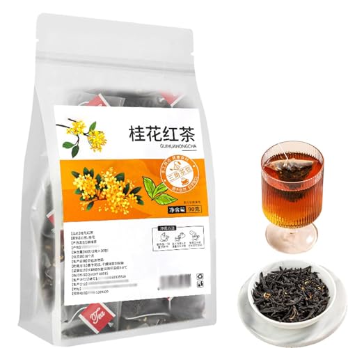 Osmanthus Fragrans Black Tea, Osmanthus Tea, Black Tea for Osmanthus, Warm Your Stomach, 90g/Box (1) von Yanobia