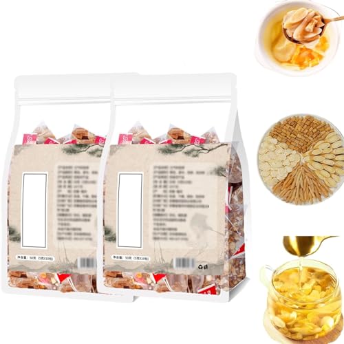 Yuanqi Four Treasures Tea, Ginseng Four Treasures Tea for Men, Chinese Kidney Care Tea, Herbal Nourishing Tea for Men (2 Box) von Yanobia